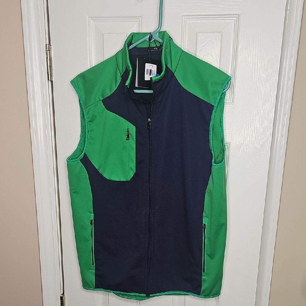 Ralph‎ Lauren RLX Green and Navy Vest